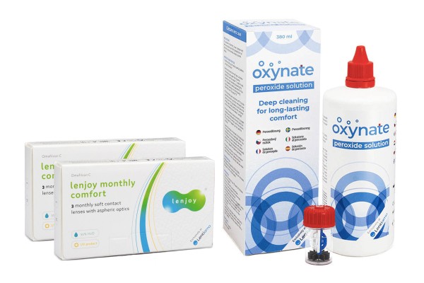 Lenjoy Monthly Comfort (6 лещи) + Oxynate Peroxide 380 ml с кутийка