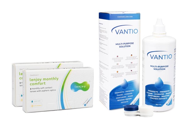 Lenjoy Monthly Comfort (6 лещи) + Vantio Multi-Purpose 360 ml с кутия