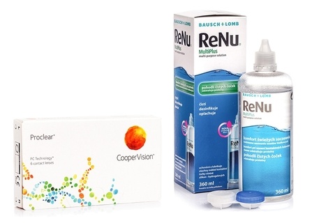 Proclear Compatibles Sphere CooperVision (6 лещи) + ReNu MultiPlus 360 ml с кутия